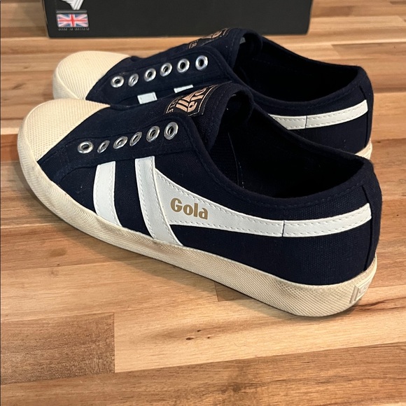 Gola Coaster Slip Navy Shoes - Picture 5 of 9